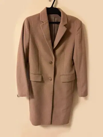 UNIQLO 유니클로 울 캐시미어 체스터 코트 베이지