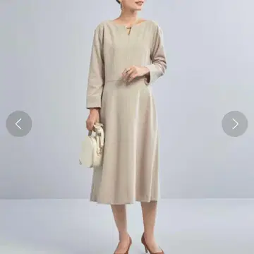 WORK TRIP OUTFITS 롱 원피스 롱 긴팔 원피스