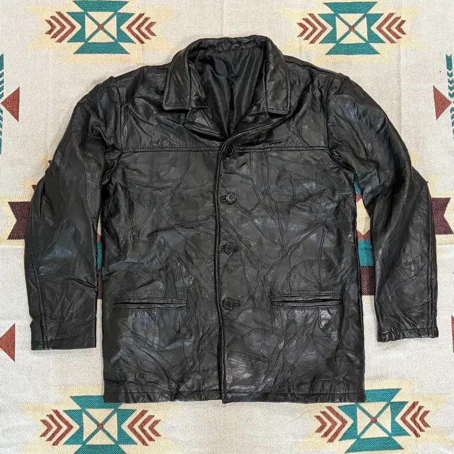 Boncoura Sasha Leather Car Coat 42 Boncoura | Bunjang Global