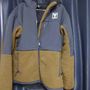 쟈칼 플리스 자켓 그레이/브라운