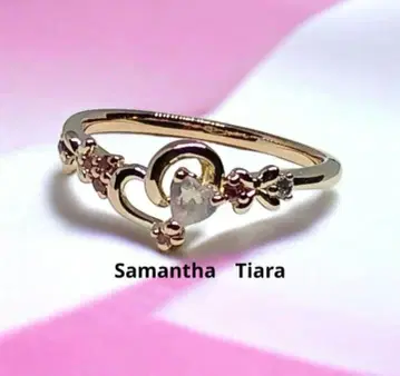 [클리닝 완료] Samantha Tiara 하트 반지 9호