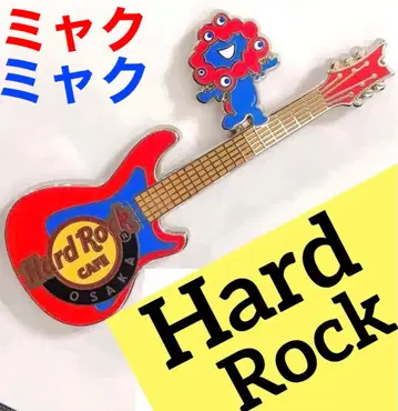하드 록 카페 한정판 핀 배지 미야쿠미야쿠 기타 만박 오사카 난바