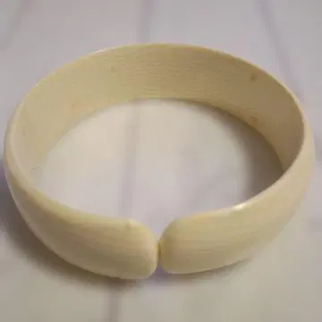 고급 아이보리 뱅글 직경 63.4mm 약 36g 빈티지 #8