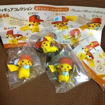 모자를 쓴 피카츄 피규어 컬렉션 포켓몬 센터 한정판