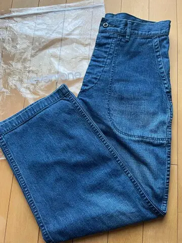 A.PRESSE US Navy 데님 베이커 팬츠 1