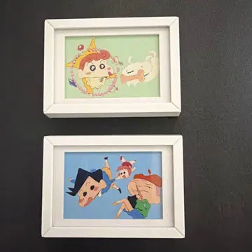 짱구는 못말려 30주년 기념 프레임 캐릭터 마그넷 2개 세트