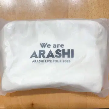 [ 미사용 새상품 ] We are ARASHI 파우치