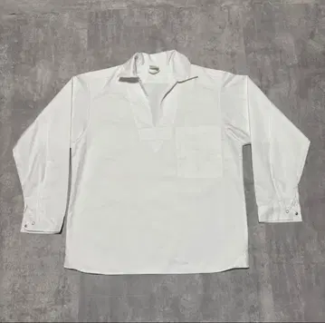 데드스탁 이탈리아군 풀오버 코튼 셔츠 밀리터리 실물