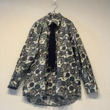 구제 빈티지 PORT BRIDGE 넥타이&셔츠 올 패턴 L