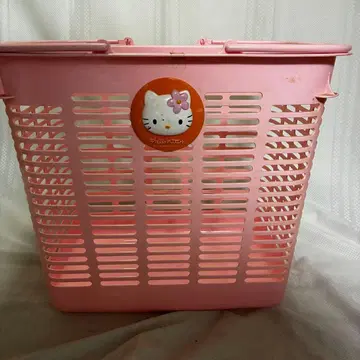 카오하나 키티 헬로키티 런드리 바스켓 핑크