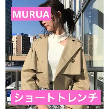 MURUA 무루아 숏 기장 트렌치코트
