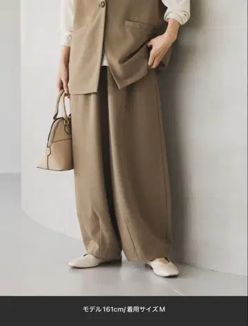 studio CLIP 턱 코쿤 팬츠 커브 배럴