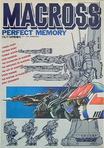미노리 출판 월간 OUT 증간 마크로스 퍼펙트 메모리 포스터 없음