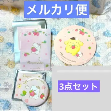 폼폼푸딩 딸기 프렌즈 머핀 므뉴구루미 캔뱃지 트레이딩