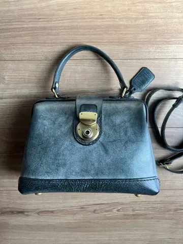 HERZ 알래스카 가죽 보나르 핸드백 한정판 블랙