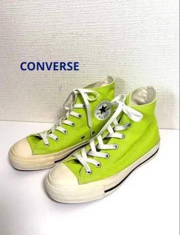 레어 컬러 CONVERSE ALL STAR R NC HI 라임 그린