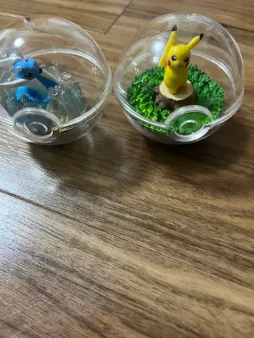 피카츄와 리오르 피규어 클리어볼 포함