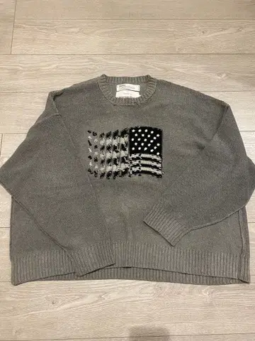 [ 새상품급 ] DAIRIKU inside out 성조기 니트