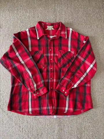 80s ST JOHN'S BAY BIG MAC 플란넬 셔츠