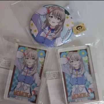 걸즈 밴드 크라이 복권 콜렉션 카와라기 모모카 캔뱃지 아크릴 블록