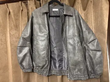 PAGEBOY 그레이 폴리에스테르 자켓 사이즈 F