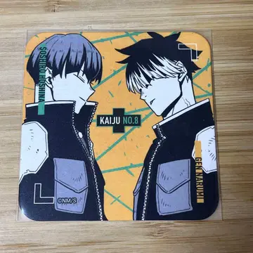 괴수8호 나루미 겐 호시나 소우시로 아트 코스터