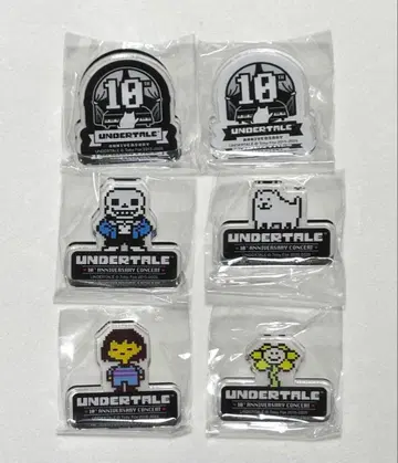 언더테일 UNDERTALE 10주년 콘서트 회장 한정판 캡슐 토이