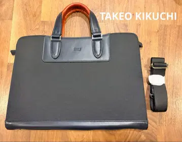 타케오 키쿠치 비즈니스 백 블랙