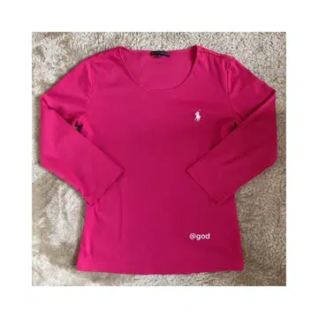 랄프 로렌 pink 7부 소매 [ M ]