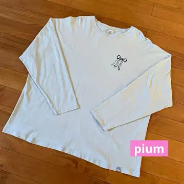 pium 피움 긴팔 티셔츠 롱티