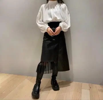 synthetic leather skirt whipstaff