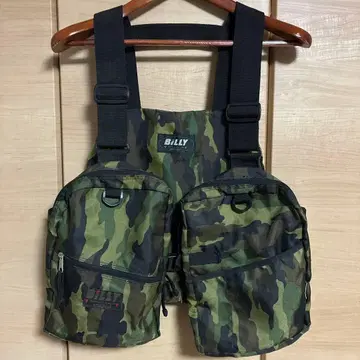 BILLY 빌리 카모플라쥬 낚시용 조끼