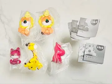 타베코 동물 가챠가챠 어깨 쿵 피규어 세트