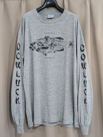 90s USA제 Dowluck 롱T셔츠 낚시 루어 어탁