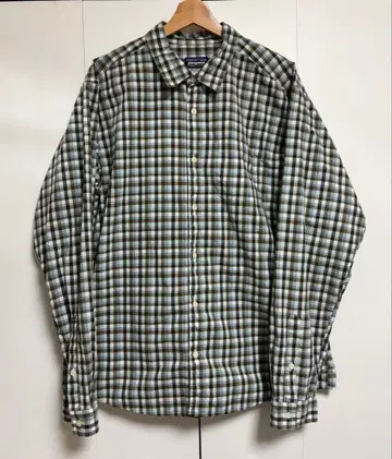 Patagonia 오가닉 코튼 체크 셔츠 L