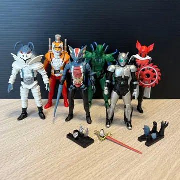 [ 식품 완구 ] SHODO 가면라이더 괴인 6체 세트 피규어