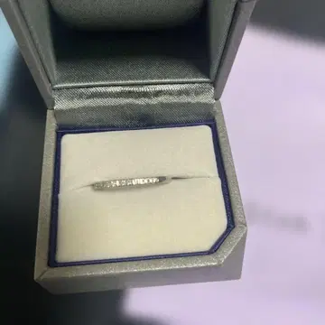 스타 주얼리 플라티나 다이아 핑키링