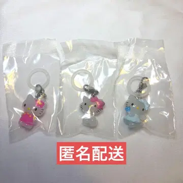 헬로키티 메지루시 액세서리 3세트 천사 챠미 꽃