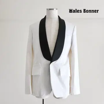 Wales Bonner Strech Cotton Tuxedo Jacket