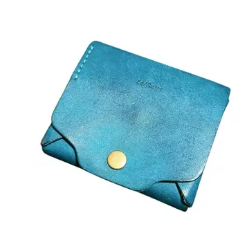 반지갑 터콰이즈 카드 홀더도 충실 미사용에 가까움