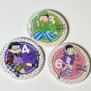 오소마츠 6쌍둥이 캔뱃지 레어 쵸로마츠 이치마츠 토도마츠