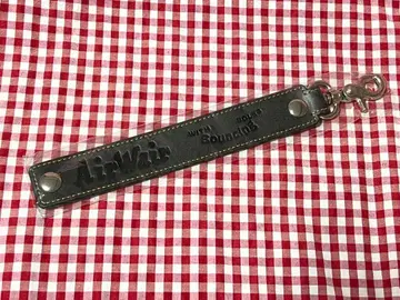 미사용 새상품 Dr.Martens 가죽 키링 블랙