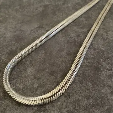 멕시칸 주얼리 실버 925 피쉬본 목걸이 빈티지