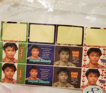 Kinki Kids 도모토 츠요시 씰 헤이세이 레트로