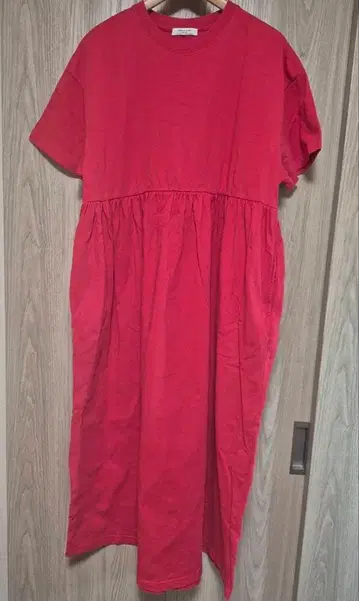 FREAK'S STORE 레드 티셔츠 원피스 반팔