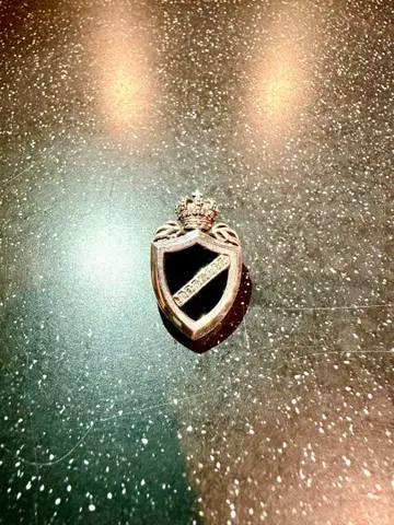 최종 가격 인하 저스틴 데이비스 크라운 쉴드 펜던트 목걸이