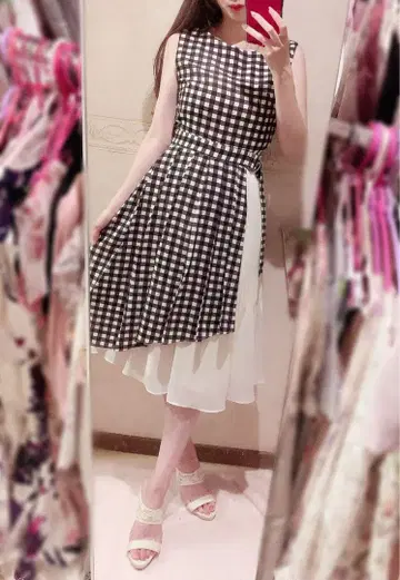 MERCURYDUO 깅엄 체크 원피스