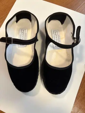 drogheria crivellini 벨벳 스트랩 신발 37