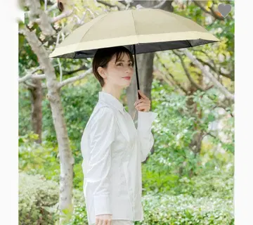 로사 블랑 Rose Blanc 3단 접이식 콤비 양산 베이지 계열