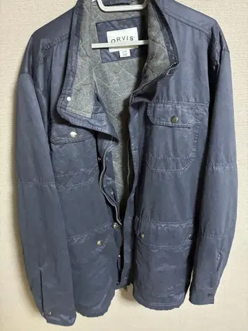 ORVIS 네이비 밀리터리 자켓